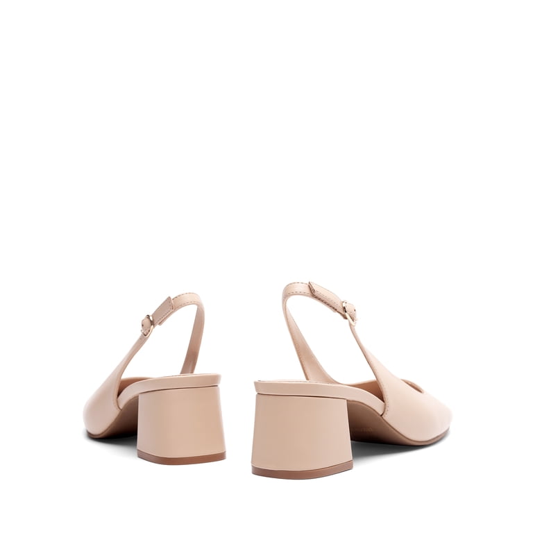 Castamere Escarpins Femme Talon Bloc 5cm - Bout Pointu Slingback Boucle Élégante