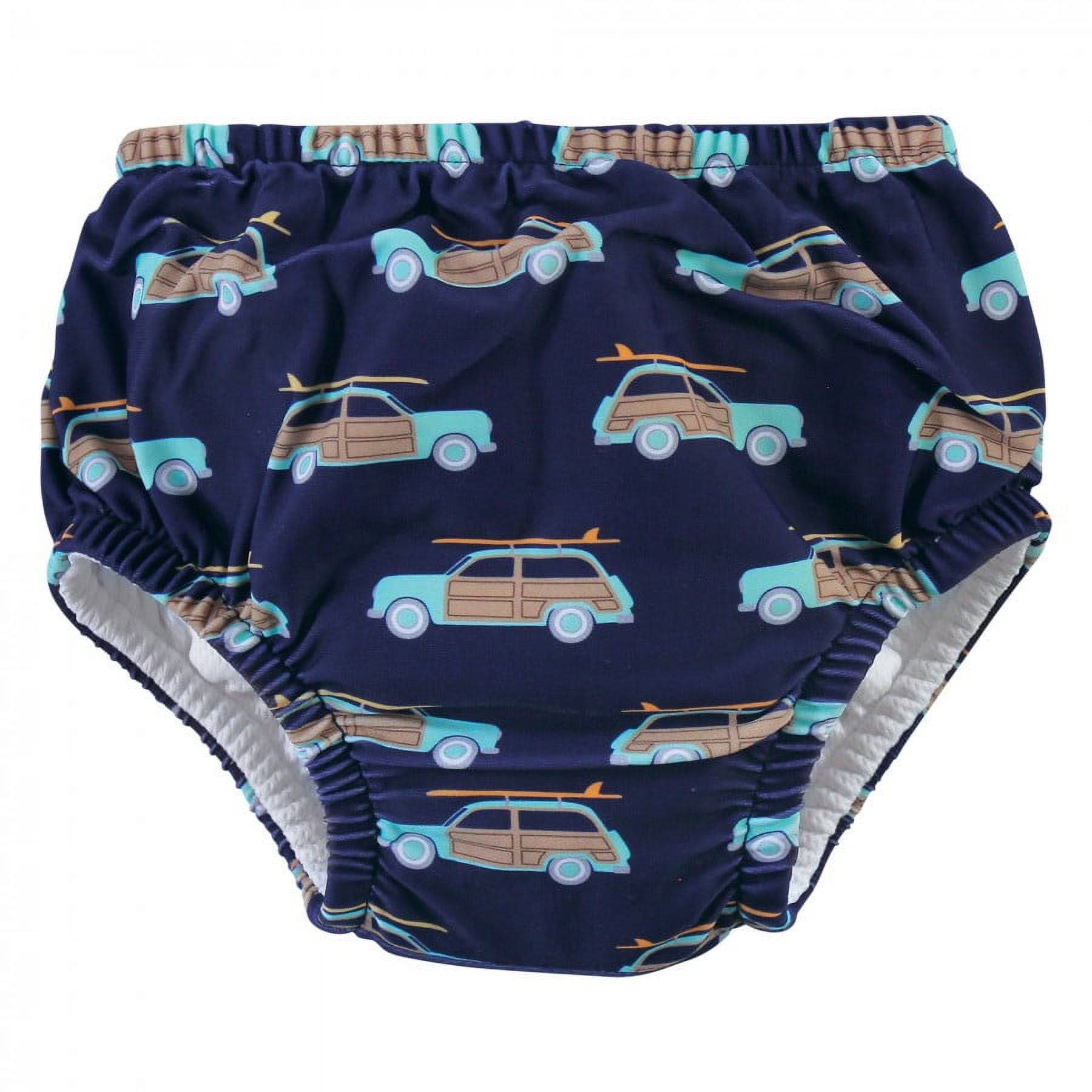 Hudson Baby Infant and Toddler Boy Swim Diapers, Palm Trees, 3 Toddler
