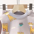thumbnail image 6 of HFHAPW Girl Boys Pajamas 2Piece Toddler Kids Pjs Sets Toddler Clothes Fall Winter Sleepwears, 6 of 7