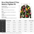 thumbnail image 5 of Uemuo Cartoon Vegetables Pattern Women's Full Zip UPF 50+ Sun Protection Hoodie Jacket Long Sleeve Sun Shirt Hiking Outdoor Performance with Pockets-Small, 5 of 9