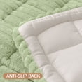thumbnail image 5 of decorUhome Couch Covers for 2 Cushion Couch Sofa, Non Slip Fuzzy Couch Covers for Pets, Washable Slipcover for Dogs(Green, 27.6" x 59"), 5 of 10