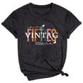 thumbnail image 4 of Arlun 50th Birthday Gift for Women Vintage 1976 T-Shirts for Her Letter Print Retro Bd Party Tops Casual Round Neck Short Sleeve Tees Lightweight Soft Cozy Fashion Outfits Grey XXL, 4 of 4