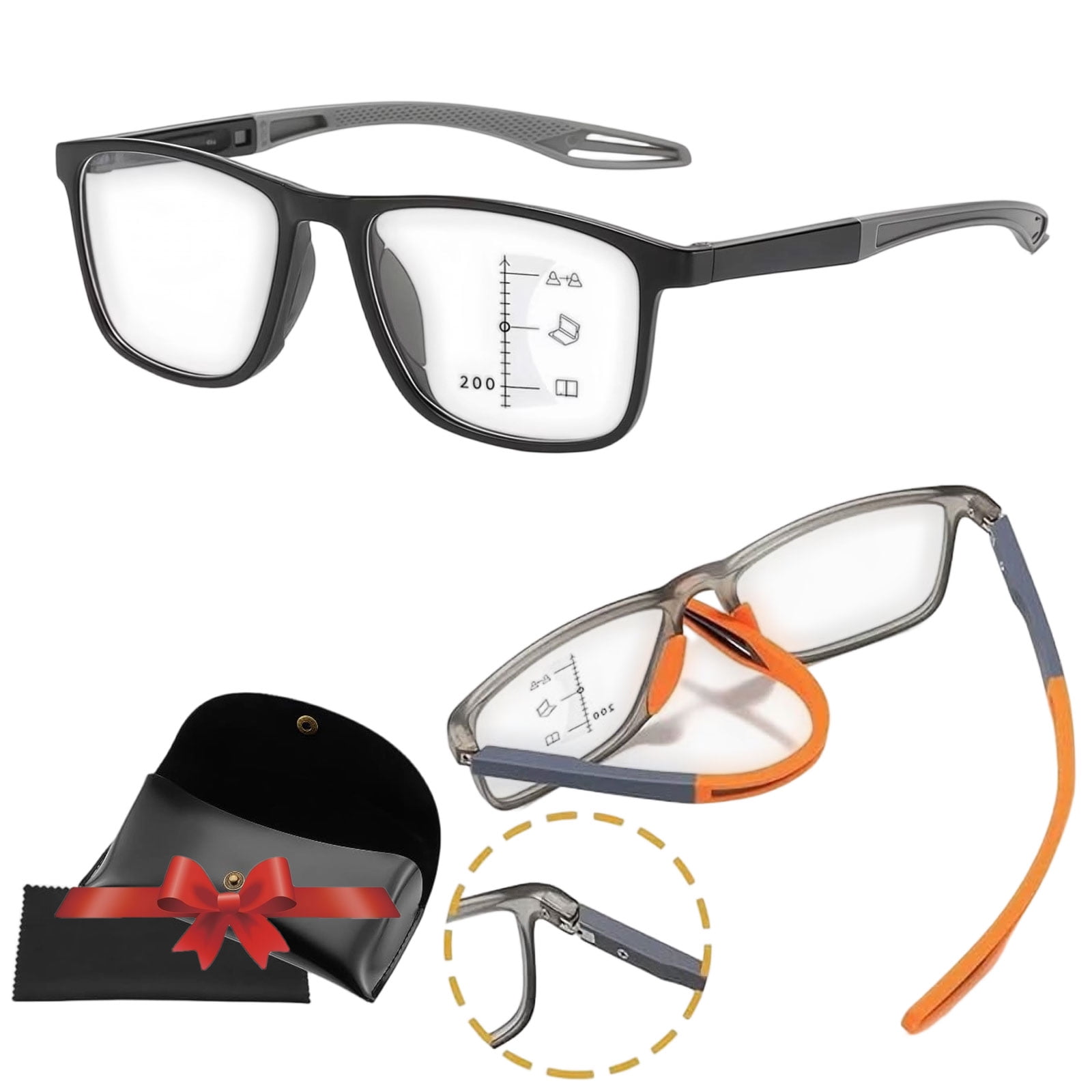 Vision Sync Glasses, Protective Eyewear with UV Protection & Anti Blue Light Filtering for Daily Screen Use
