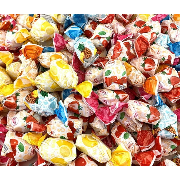Arcor Fruit Filled Hard Candy Bon Bons Bulk Pack Assorted Flavors Candy 2 Pounds Bag Walmart Com