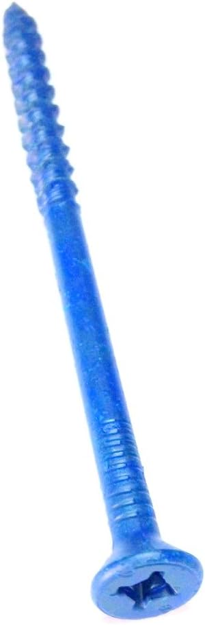 3/16" x 3 1/4" Phillips Flat  Tapcon Anchor - Made in , Miami-Dade Compliant (100/Box)