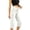 White, variant on MLCDZ Jean Capris for Women Elastic Waist Stretchy Pull On Denim Pants Summer Casual Lightweight Breathable Beach Vacation Jean with Pockets