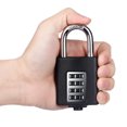 thumbnail image 2 of Digit Combination Padlock, Long Shackle Padlock Combination Lock with Adjustable Shackle, Cabinet Lock for School, Gym and Sports Locker, Toolbox, Fences, 2 of 5
