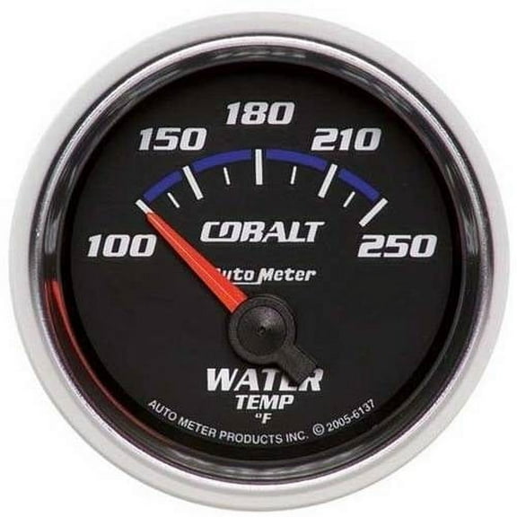 AUTO METER 6137 2-1/16IN WATER TEMP, 100- 250F, SSE, COBALT
