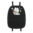 thumbnail image 1 of Seat anti Kick Mats Universal with Storage Bag Backseat Organizer Prevent Trampling Pouch PU Leather Seat Back Protector, 1 of 4