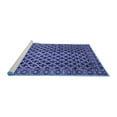 thumbnail image 2 of Ahgly Company Machine Washable Indoor Rectangle Southwestern Blue Country Area Rugs, 8' x 12', 2 of 4