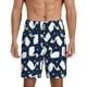 thumbnail image 1 of Fotbe Swan Pantalones Cortos de Pijama para Hombre, Ropa de Dormir, Pantalones de Pijama Cortos para Hombre-Large, 1 of 6
