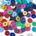 thumbnail image 6 of Handmade Polymer Clay Beads Disc/Flat Round Heishi Beads Mixed color 6x1mm Hole: 2mm 15colors 180~200pcs/color 2700~3000pcs/box, 6 of 8