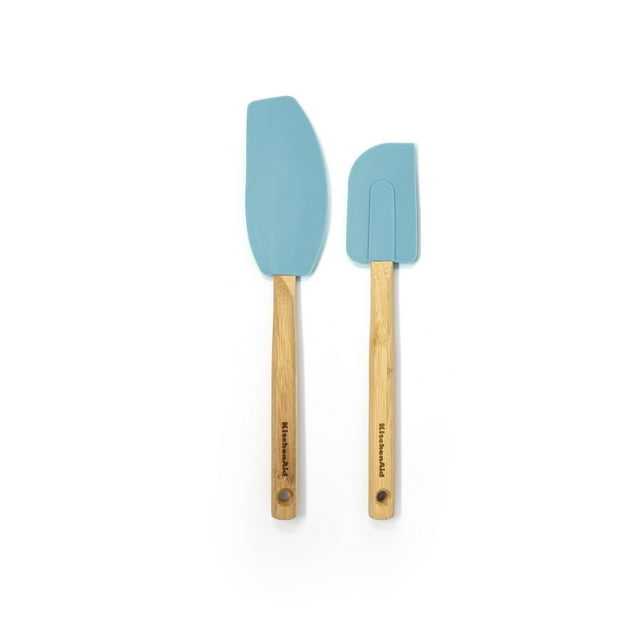 KitchenAid Set of 2 Basting Brush and Spatula Mineral Water