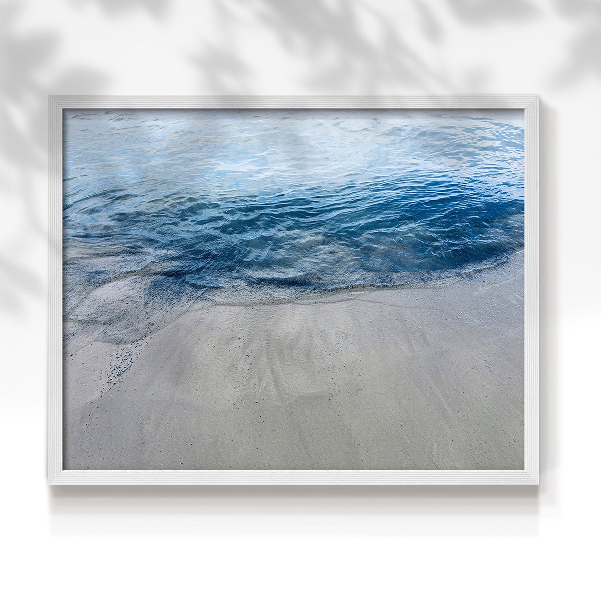Aegean Blue Water by Nan - Restickable Framed Giclée Print