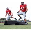 Pro-Down Football Step-Over Dummies, 8" High, Black
