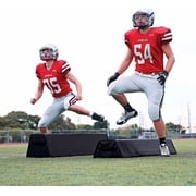 Pro-Down Football Step-Over Dummies, 8" High, Black