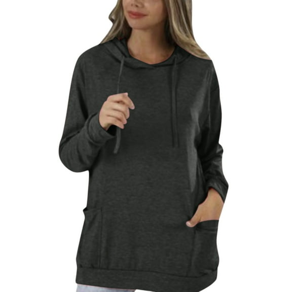 Vedolay Women's Pullover Sweatshirt Fashion Long Sleeve Crewneck Pullover Camo Print Sweatshirt Jumper Top Clothes for Women Dark Gray,2XL