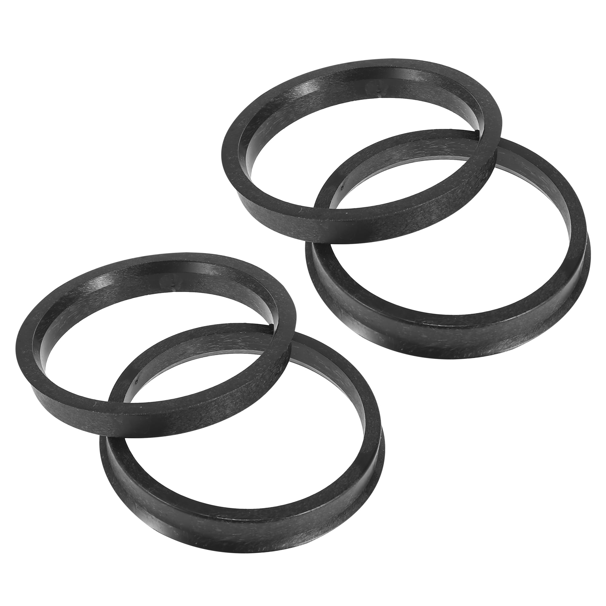 Wheel Hub Ring, 4 Pack, 72.56 mm OD to 67.10 mm ID Wheel Centerbore, Metal Metal Wheel Accessories Parts Set of 4 Hub Centric Ring 72.56mm OD to 67.1mm Hub ID 