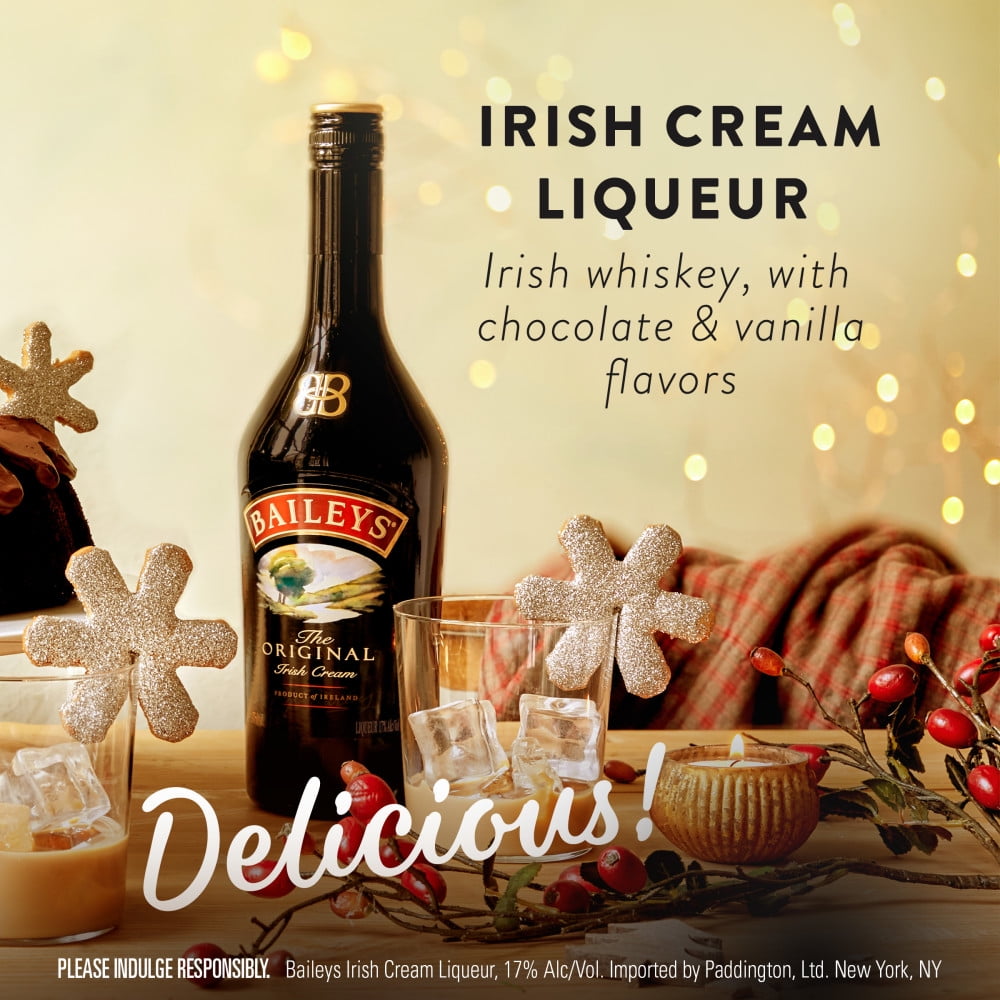 Baileys Original Irish Cream Liqueur, 1 L (34 Proof)