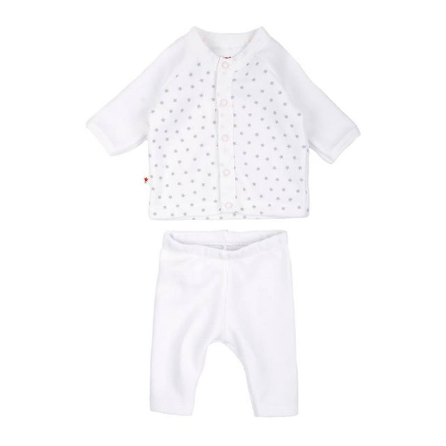 Conjunto Baby Creysi Unisex 12 Meses Estampado Estrellitas Blanco 2 Pzas