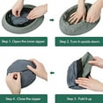 thumbnail image 5 of ZOWYA Sun Hat Outdoor Fishing Hiking Camping Hiking Hunting Cap for Men Women, UV Protection, 5 of 6