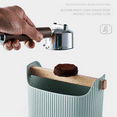 thumbnail image 3 of Coffee Knock Box Large Capacity Espresso Grounds Container Powder Beveled Residue Dump Bucket Maker Tools Milky White, 3 of 9