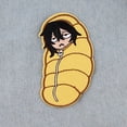 thumbnail image 1 of 1pc Cute Anime Patch, Iron On Sticker, For Men's Clothes, Funny Badge Sticker Appliques, For Men, 1 of 5