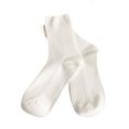thumbnail image 2 of harmtty Winter socks 1 Pair Mid-tube Elastic Women Socks Casual Solid Color Ribbed Sports Socks White, 2 of 8