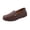 Coffee, variant on Willtoo Womens Loafers Casual Platform Slip-On Flats Comfortable Wide Toe Non Slip Walking Shoes for Daily Commute