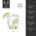 thumbnail image 5 of Viski Gatsby Tumblers for Whiskey, Margarita, Party Gifts, 12oz Set of 2, 5 of 8