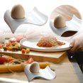 thumbnail image 1 of Gustito Ceramic Egg Cup Set with Egg Topper Cutter for Soft Boiled Breakfast, 1 of 6