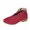 Red, variant on Women'S Slip-On Wedge Heel Boots Side Zipper Design Soft Pu Upper Comfortable Rubber Sole For Casual Daily Use Indoor And Outdoor Activities Us Size 9