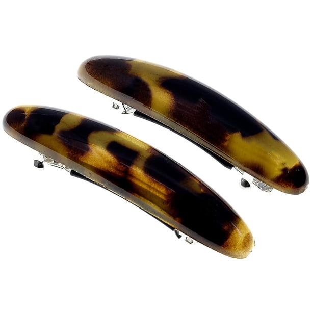 Pasador de pelo francés Camila Paris CP2883/2 para niña, Tokyo Small de 5,7 cm, juego de 2 pinzas de sujeción fuerte para mujer, antideslizantes y duraderas, accesorios para el cabello para niña, fabr