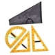 thumbnail image 3 of Juego de reglas de geometría matemática con bolsa de almacenamiento, material didáctico, material didáctico, triángulo 3 piezas, 3 of 8