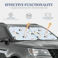 thumbnail image 4 of Haiem Cute Farm Cow Car Windshield Sun Shade (2 Pieces) Foldable Windshield Sun Shade Car Accessories for Truck SUV Pickup-Small, 4 of 7