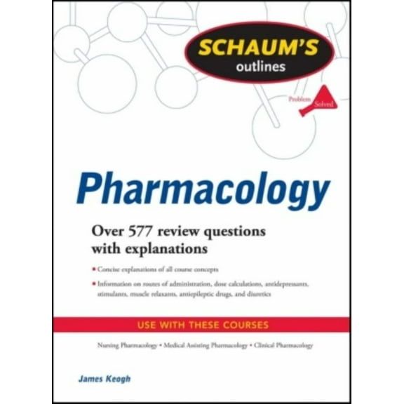 Schaum's Outline of Pharmacology, (Paperback)