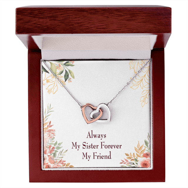 À Ma Sœur Toujours Ma Sœur pour Toujours Mon Ami Collier Inégalé