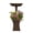 Brown, variant on High Quality Luxury 40-Inch Square Cast Aluminum Bird Bath and Planter Vase Combo, White