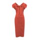 thumbnail image 3 of Vestido de Verano para las Mujeres sin Mangas Cuello en V con Mangas Voladoras, Color Sólido Y Vestido Sexy Fluido para las Mujeres, 3 of 6