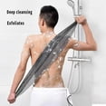 thumbnail image 2 of Toalla exfoliante para la ducha, toalla exfoliante extralarga, paño exfoliante para hombre y mujer, paño exfoliante de doble cara, toalla exfoliante para la espalda para hombre y mujer., 2 of 6