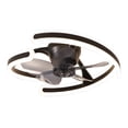 thumbnail image 1 of Modern Ceiling Fan Lamp Semi-Flush Mount Ceiling Fan with Dimmable, 1 of 8