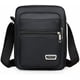 thumbnail image 1 of Bandolera de lona para hombre, bandolera para hombre, bolsa cruzada, color negro, 1 of 3