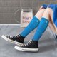 thumbnail image 5 of Fotbe Blue Christmas Calcetas Divertidas Estampadas para Hombre y Mujer, Calcetas de Algodón hasta la Rodilla para Caminar, Correr, Enfermería y Embarazo, 5 of 6