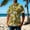 Yellow, variant on Zylanna Men's Hawaiian Shirts, Quickly Dry Casual Turndown Collar Short Sleeve Summer Beach Button Down Shirts Dark Blue Size 4XL