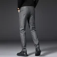 thumbnail image 4 of Pantalones De Traje Con Cuadros Para Hombre Casuales, 4 of 8