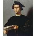 thumbnail image 3 of Ridolfo Ghirlandaio 12x14 Black Modern Framed Museum Art Print Titled - Portrait of Silvestro Aldobrandini (C. 1550), 3 of 5