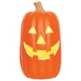 thumbnail image 1 of 16" Realistic Light Up Pumpkin Decoration, 1 of 2