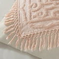 thumbnail image 5 of Witaxima Cotton Chenille Medallion Coverlet Set with Fringe, King/Cal King, Blush, 100% Cotton, No Quilting, Includes 2 Shams, 5 of 8