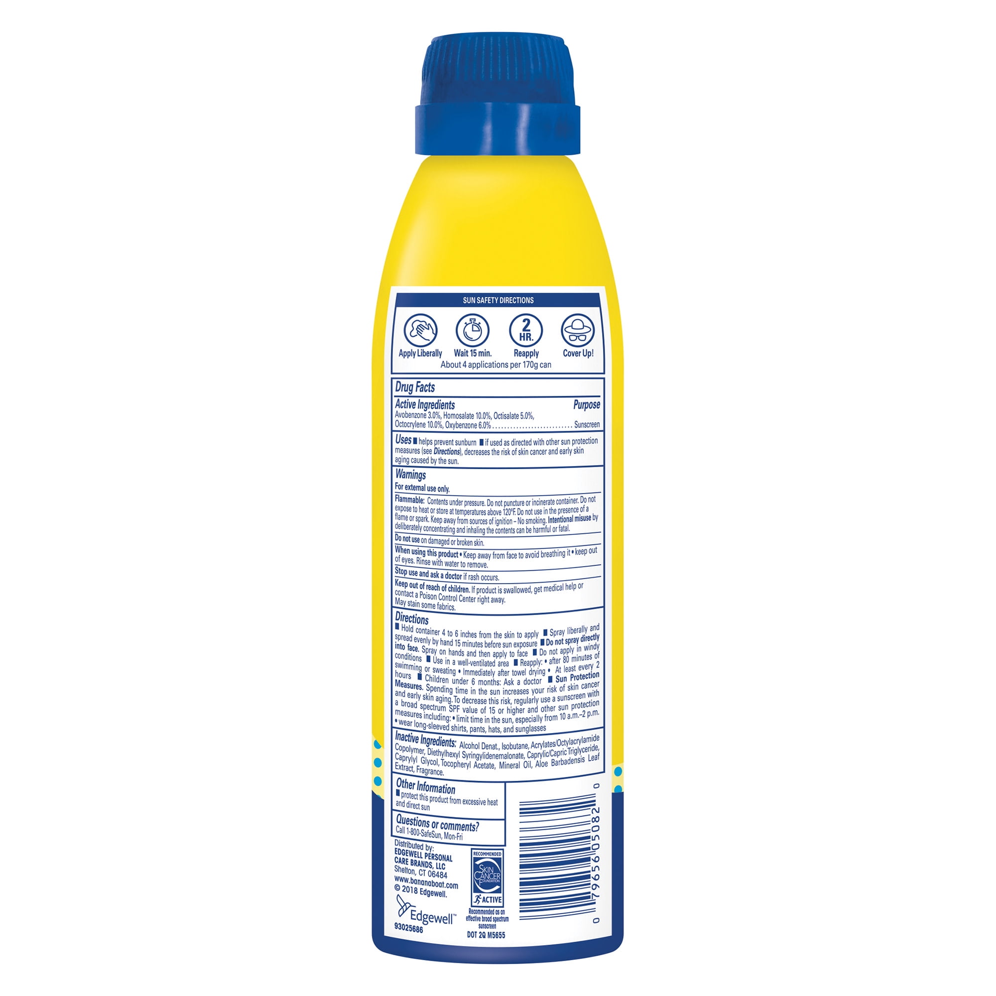 Banana Boat Kids Max Protect & Play Sunscreen Spray SPF 100, Kids Sunscreen Spray, Sunblock, 6 oz