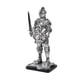 thumbnail image 3 of Estatua de caballero, figura decorativa, pieza de arte coleccionable vintage, adorno de escritorio Plata, 3 of 9